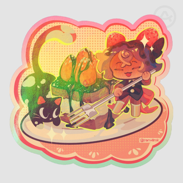 Chocolate Cake! Cynikka Sticker