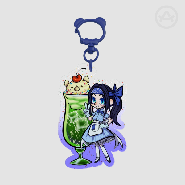 DINER SERIES Melon Soda X Asirpa Acrylic Keychain