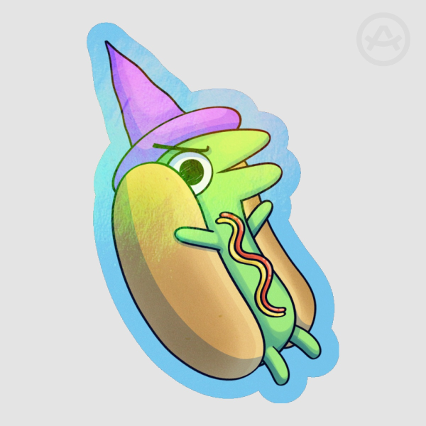 Hotdog Glep Sticker