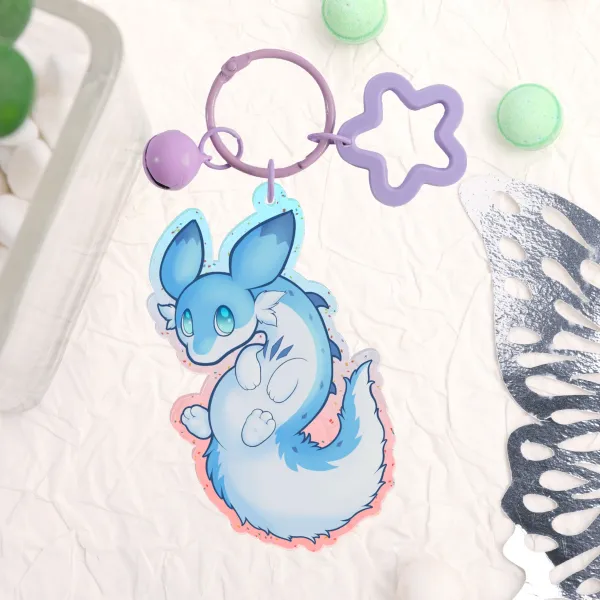 Chillet + Chillet Ignis Two-Sided Glitter Charm