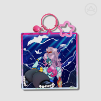 River - Broken Glass Acrylic Keychain