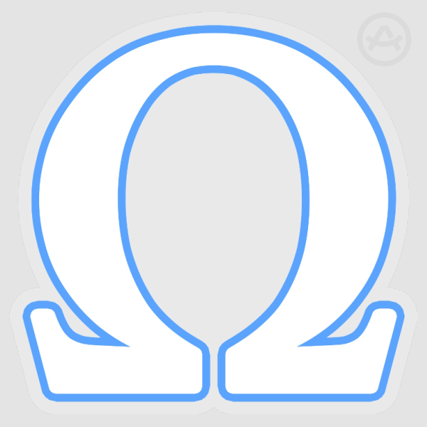 Omegaverse: Omega Symbol (Vinyl Sticker)