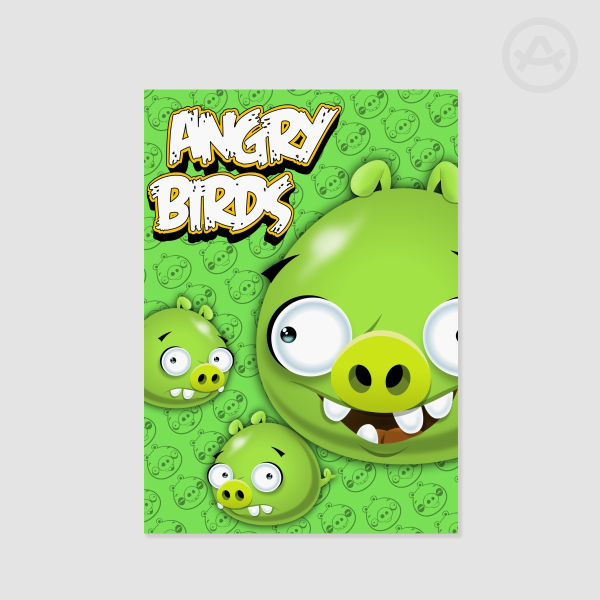 Angry Birds Green Pig Poster