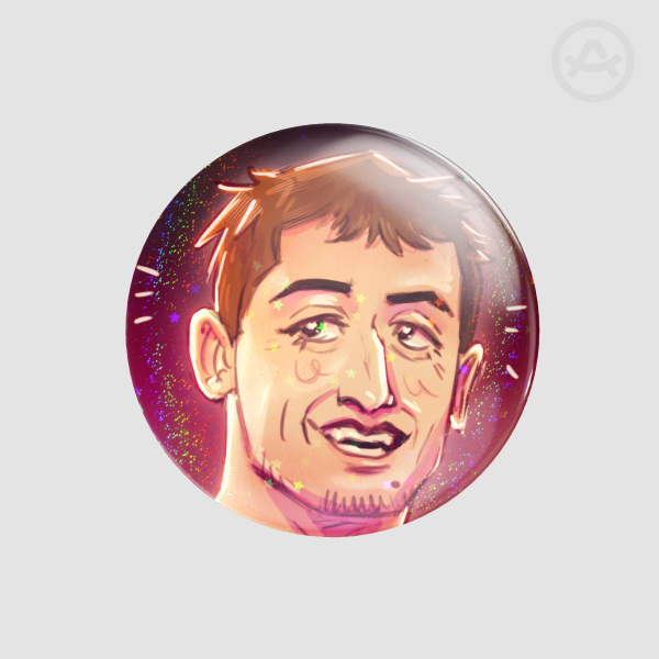Mikel Oyarzabal Holo Sand Star Badge (Button Pin)