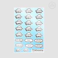 Dime Mini Stickers Sheet