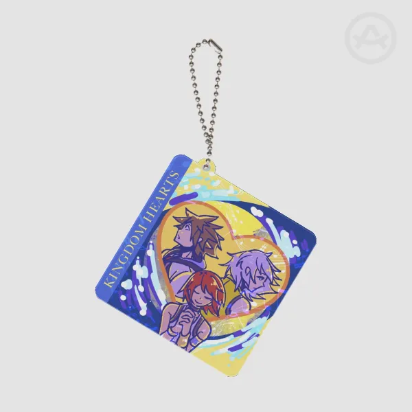 CD-Shaped Keychains: Kingdom Hearts 1