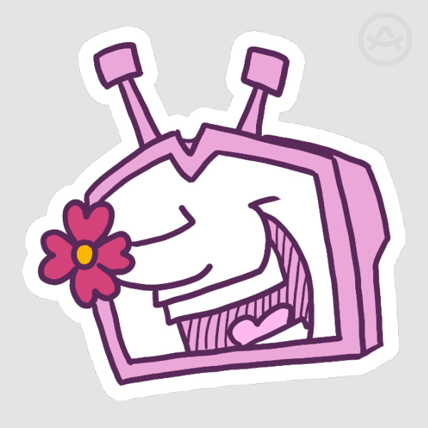 DELTARUNE | Tenna Matte Sticker