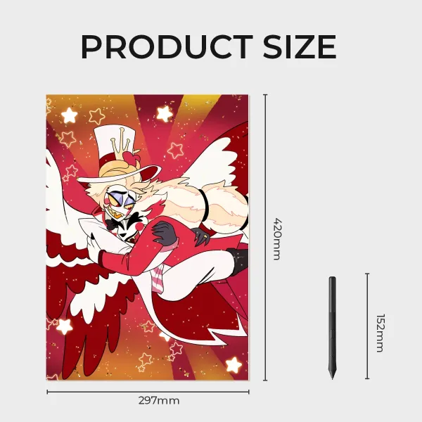 Hazbin Hotel Charlie and Lucifer poster