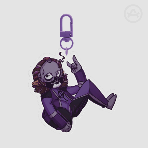 Fifth Racer Papa Keychain