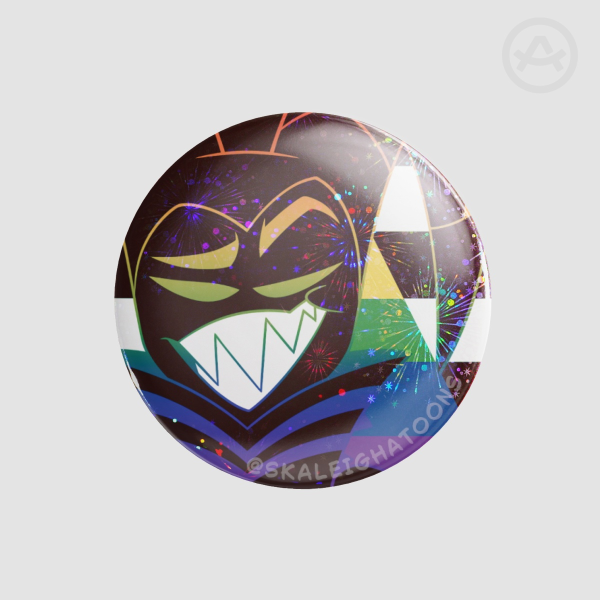 Straight Ally Pride Button - Adam