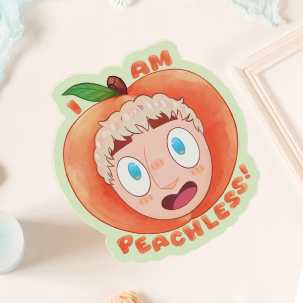 Peachless Phil Acrylic Pins