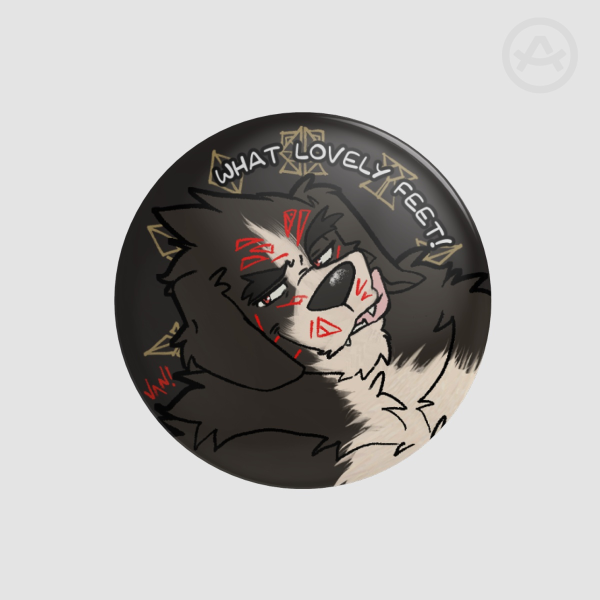 Lovely Feet! Round Badge