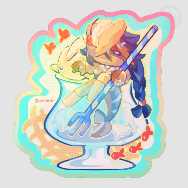 Ice-cream Soda! Jaden_Man Sticker