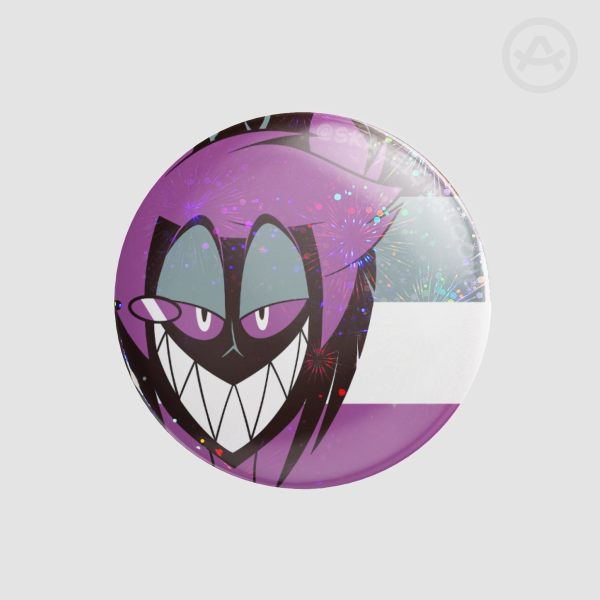 Asexual Pride Button - Alastor