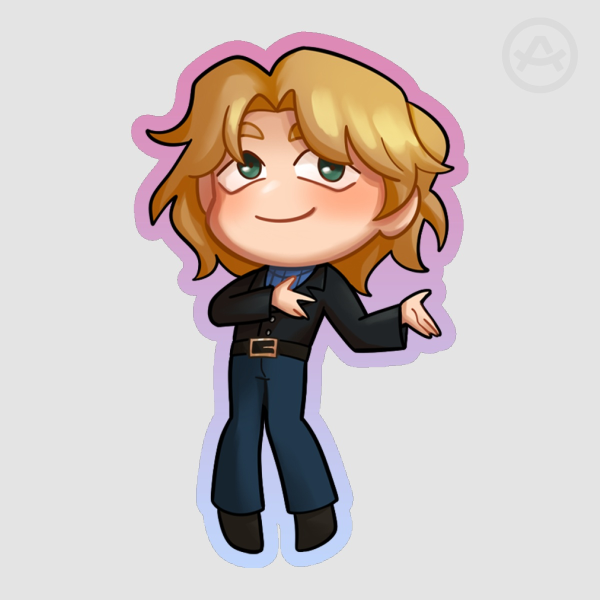 Chibi Edwin Die Cut Sticker