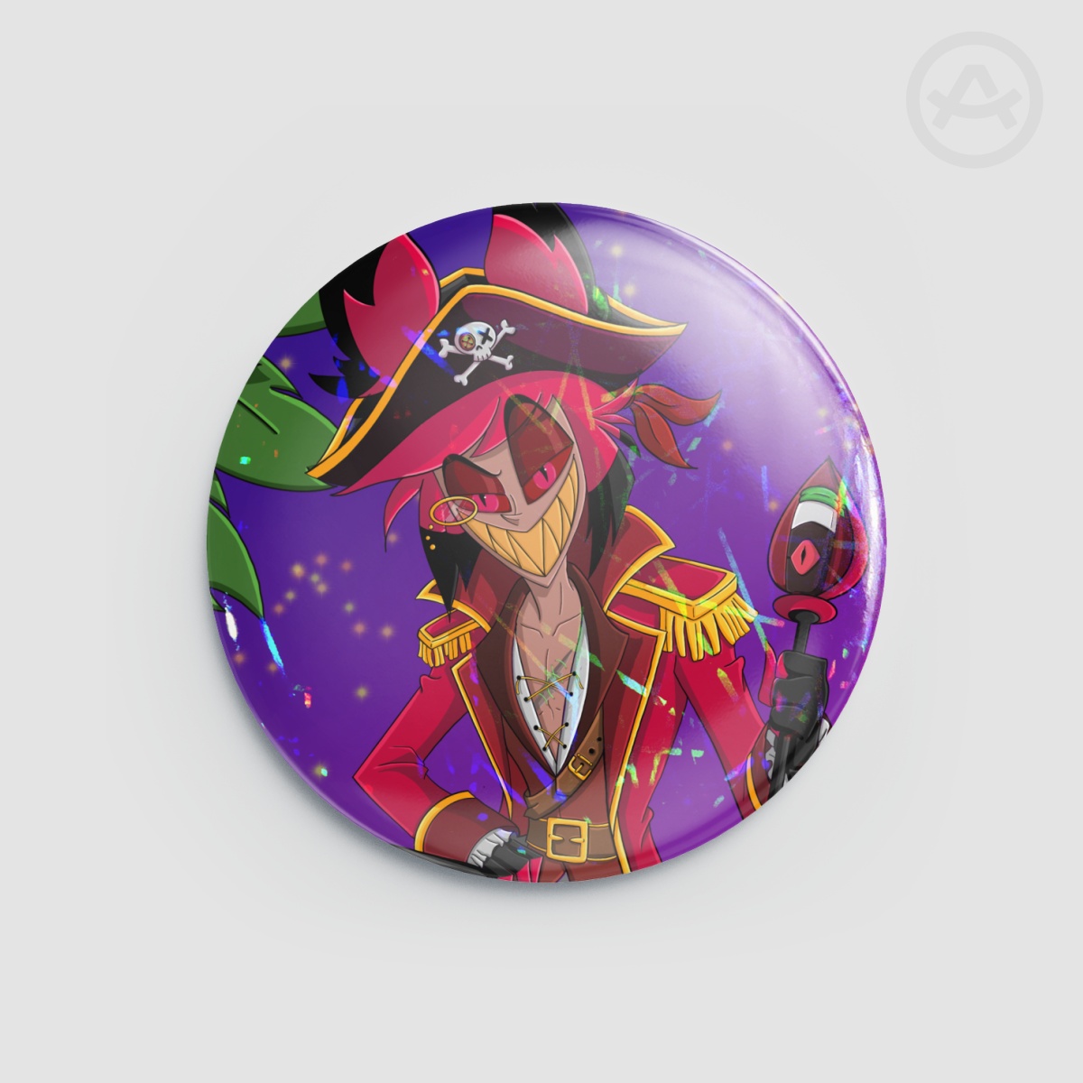 Pirate Alastor Button/Pin