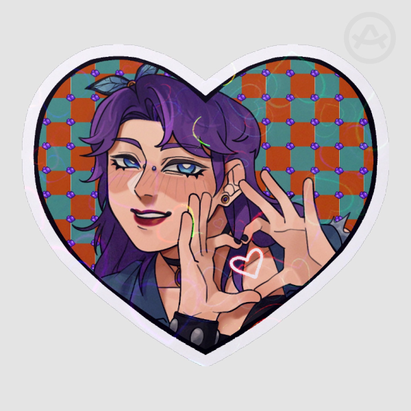abigail holo sticker | STARDEW VALLEY