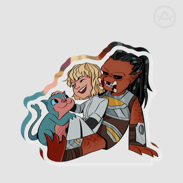 [PREDATOR: BADLANDS] Thia, Dek and Bud Acrylic Block Standee
