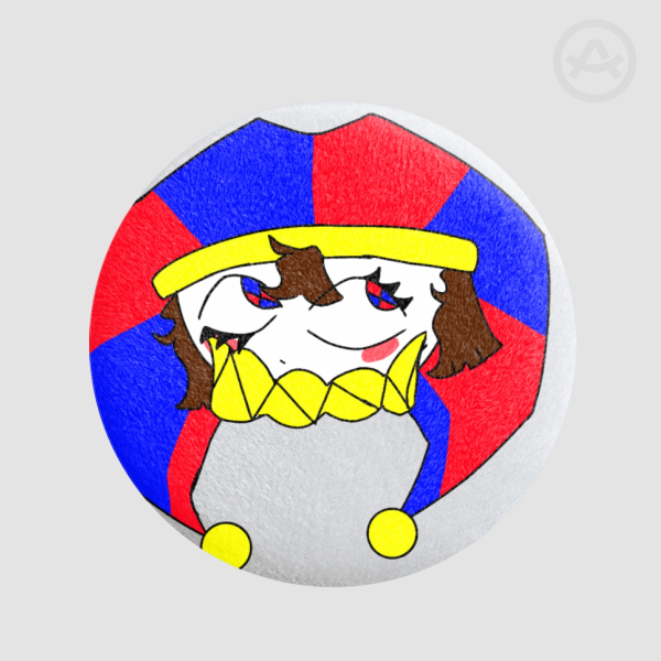 Pomni - Plush Badge Fridge Magnet
