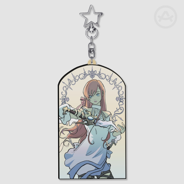 FFXIV Ryne Wood Keychain