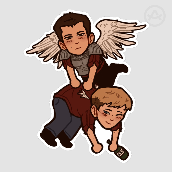 Flying Bartleby Loki Sticker