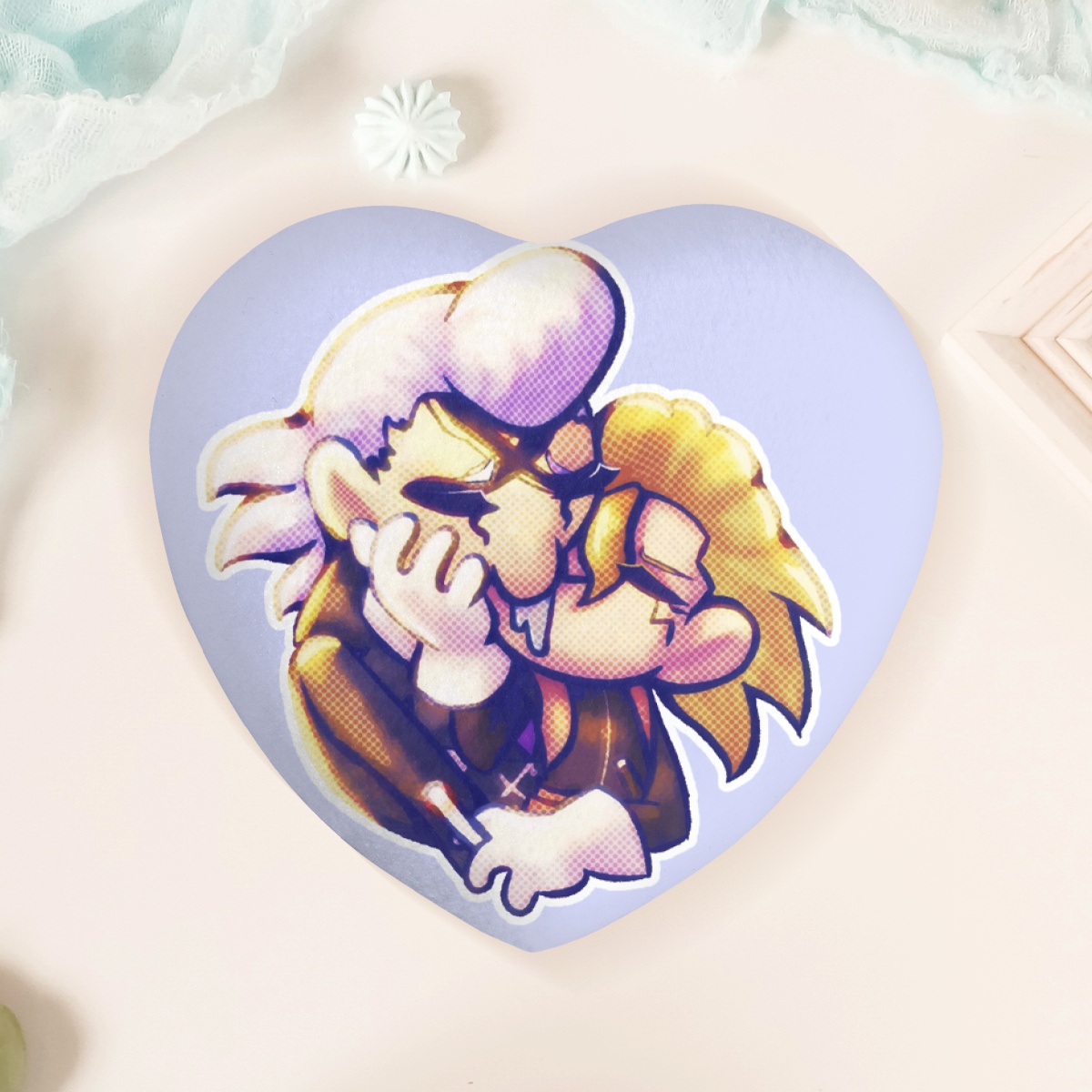 StanXeno Heart Plush badge