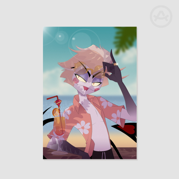 Lucifer - Summer Devil (A4 Print)