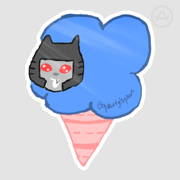 Thundercracker Sweet Treats Die Cut Sticker