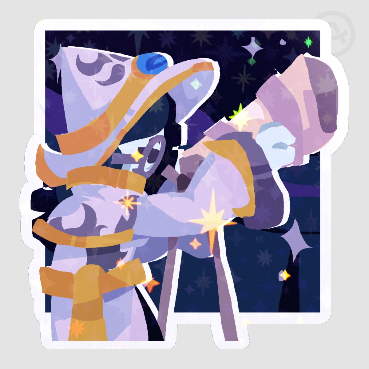 Look to the sky! || Blocktales Demo 5 Sticker