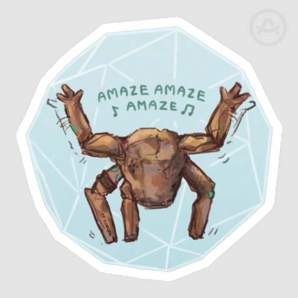 Rocky Amaze Sticker