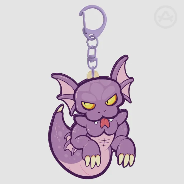 Wooden Naga Charm