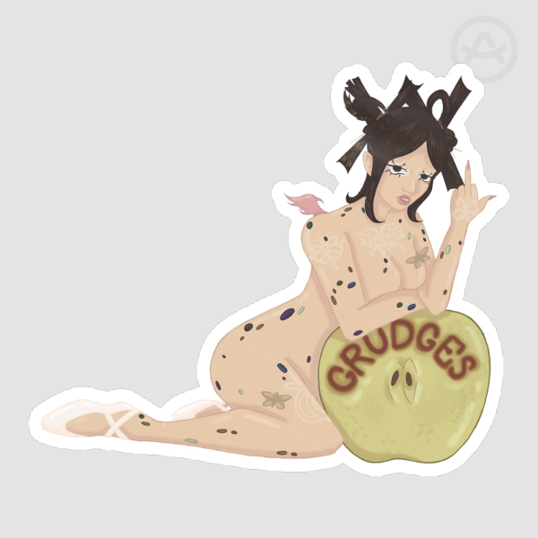 Grudges 3" Glossy Sticker
