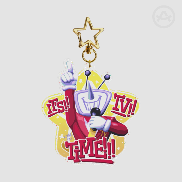 It's TV time! Tenna Glitter Acrylic Keychains
