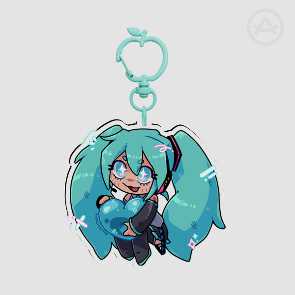 Miku Acrylic Keychain