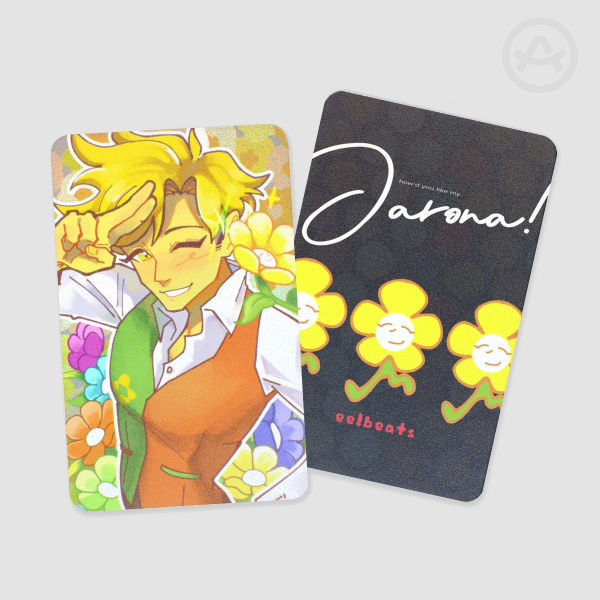Flowery Holographic Photocards