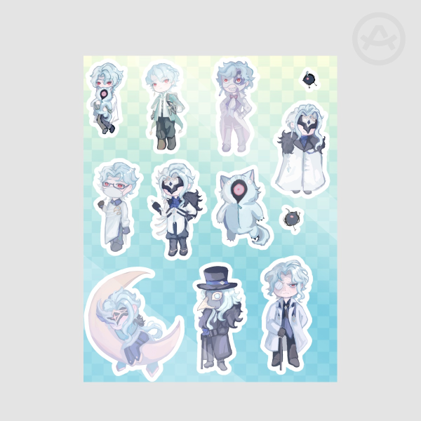 Dottore Stickers Sheet