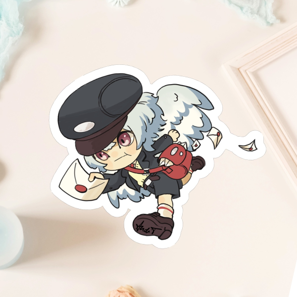 Pigeon Postman Die Cut Stickers