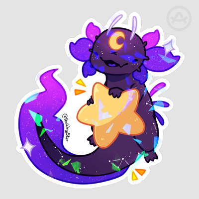 Xitzin Broken Glass Holo Sticker