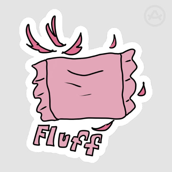 Fluff AO3 Sticker