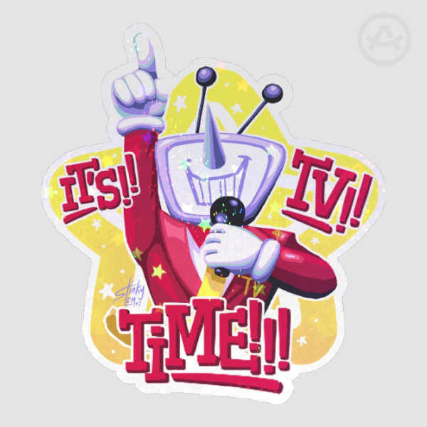 Mr Ant Tenna Star Die Cut Sticker