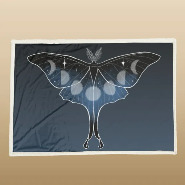 Lunar moth blanket