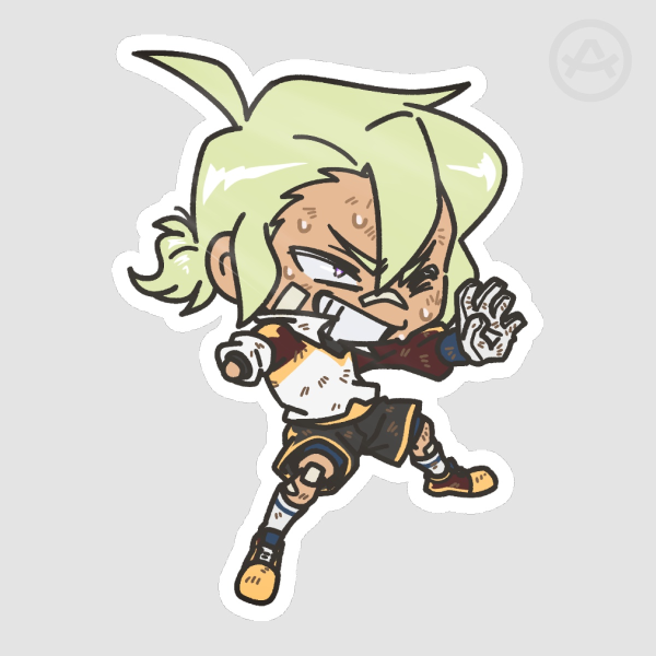 KIBO MOTARASU (OC) GOALKEEPER JERSEY ver1 sticker