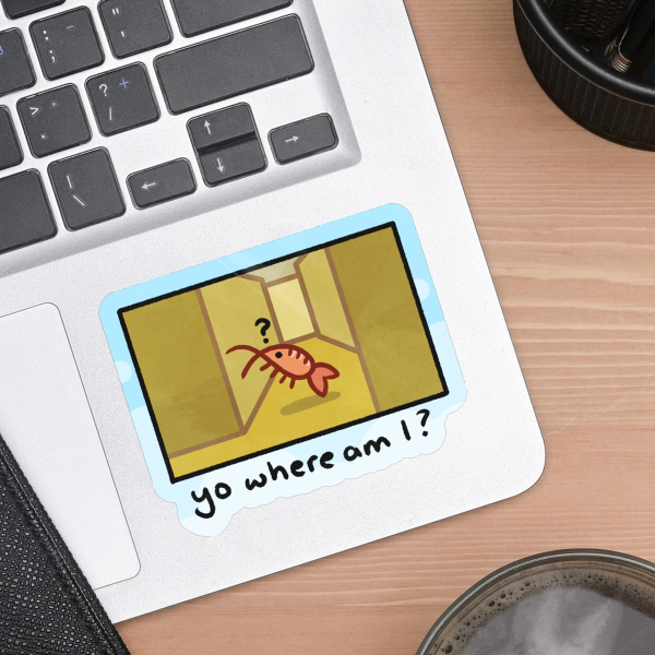 Backrooms Shrimp Sticker