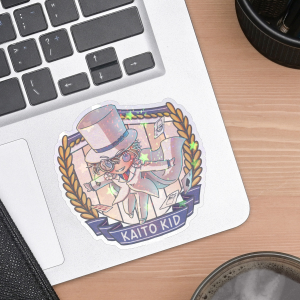 Detective Conan Die Cut Sticker - Kaito Kid
