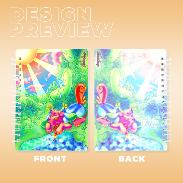 OC Nature Scenery PVC Double-side Spiral Notebook
