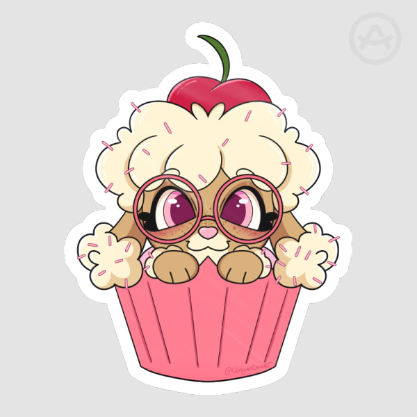 Maisie Cupcake Sticker