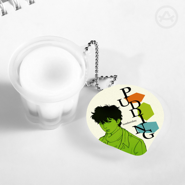 Mysterio Squishy Pudding Cup Keychain
