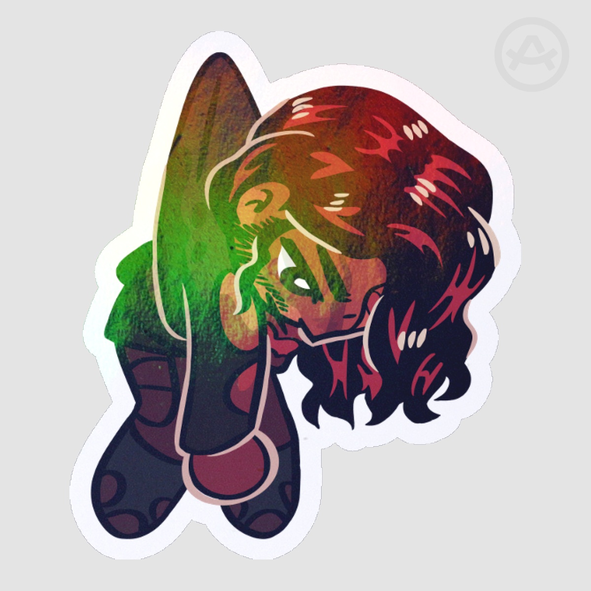 [IRON LUNG] Hanging Simon Holographic Sticker