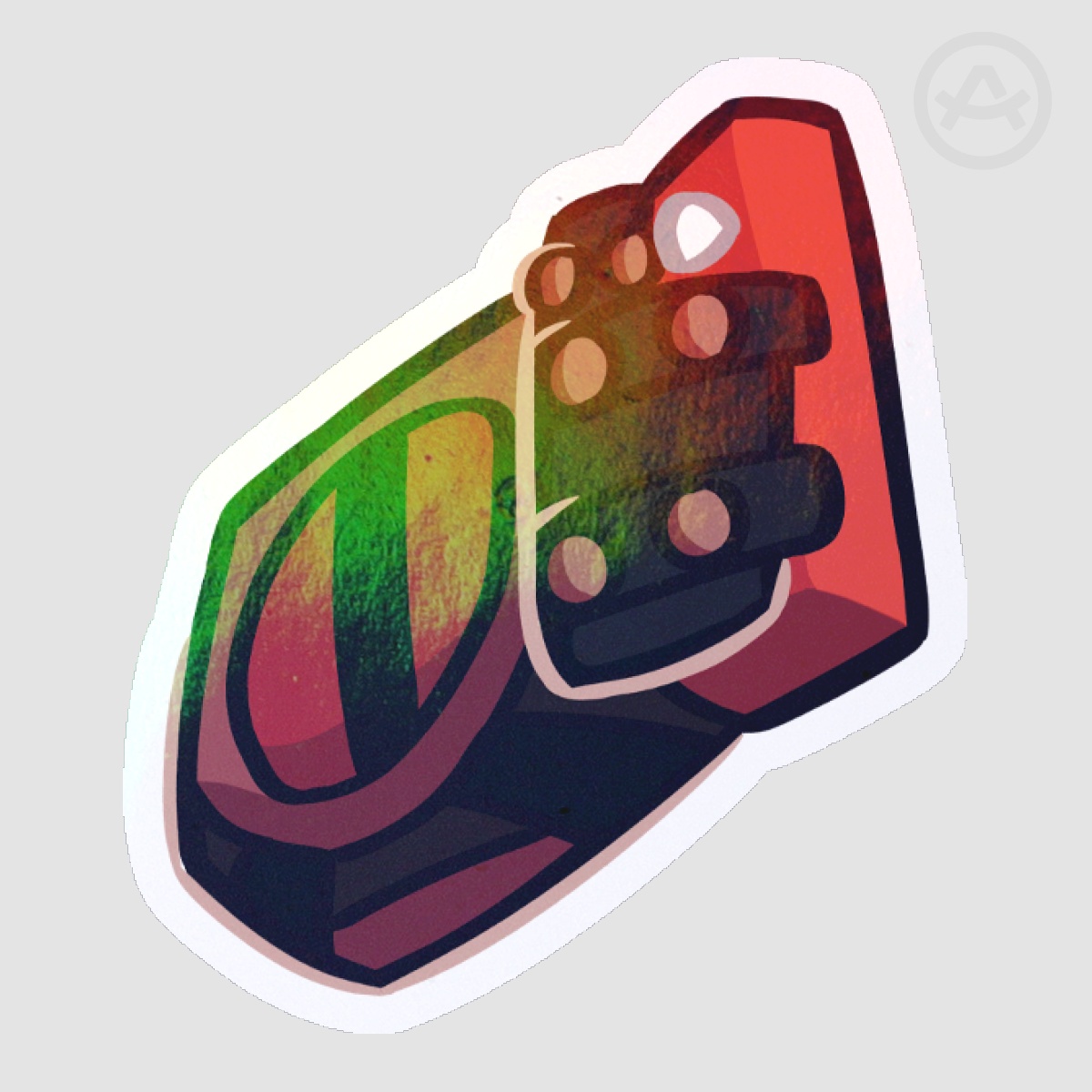[IRON LUNG] Black Box Holographic Sticker