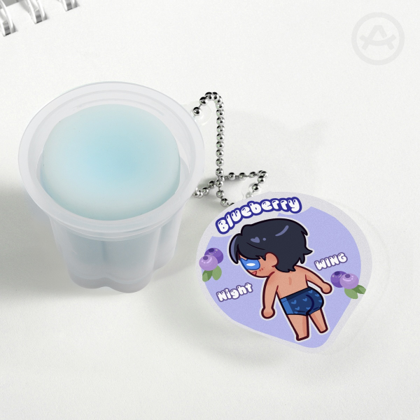 Nightwing Pudding Jelly Keychains
